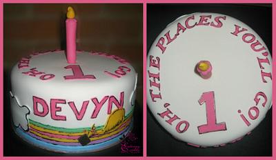 Oh, the Places You'll Go Cake - Cake by Enticing Cakes Inc.