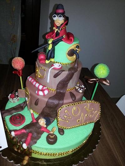 Willy Wonka's Cake - Cake by Roberta