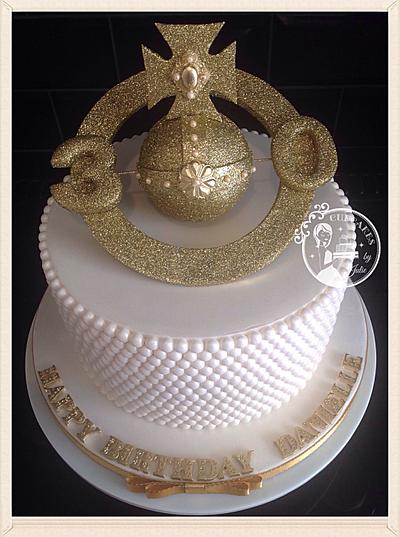 VIVIENNE WESTWOOD INSPIRED CAKE - Cake by Cupcakes By Julie
