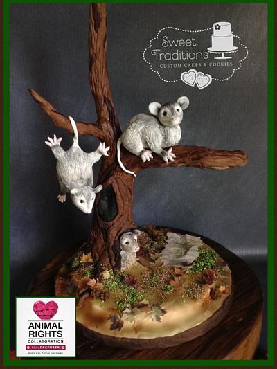 Baby Opossums  - Cake by Sweet Traditions