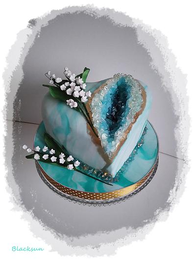 My first geode cake - Cake by Zuzana Kmecova