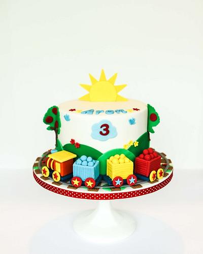 Choo-choo-chooooo - Cake by Alma Pasteles