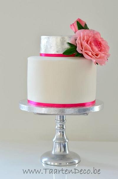 Cake with Peony - Cake by Jannet