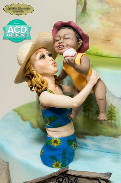 Summer Camp for American Cake Decorating - Modeling Marvels, July-August issue - Cake by Adelina Baicu Cake Artist