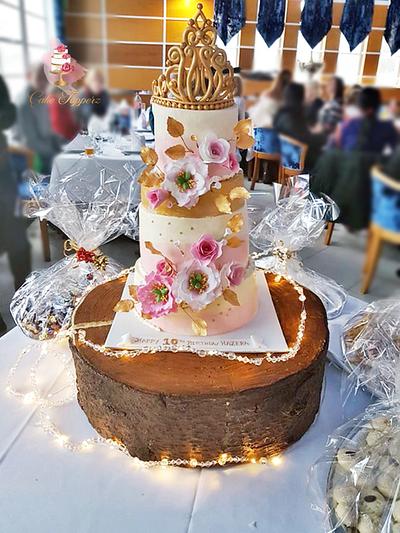 Tiara Theme Birthday cake.. - Cake by Tasnuta Cake Artistry ( TASNUTA ALAM)