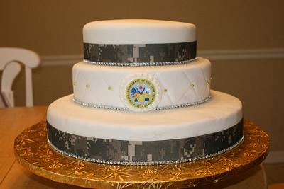 Army Wedding Cake - Cake by Jennifer Gaudet