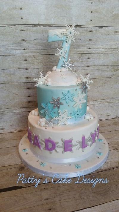 Frozen Theme - Cake by Patty's Cake Designs