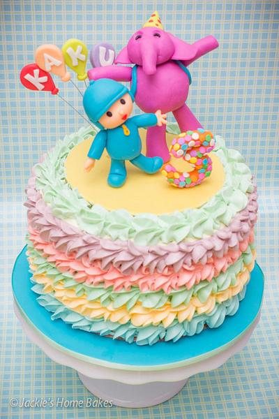 Pocoyo and Ellie Cake - Cake by JackiesHomeBakes