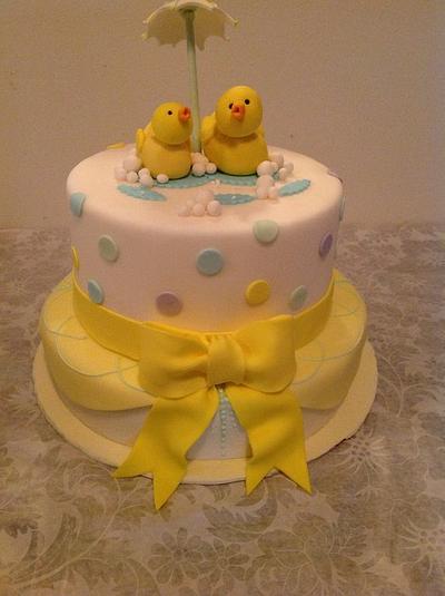 Ducky babyshower - Cake by Michelle