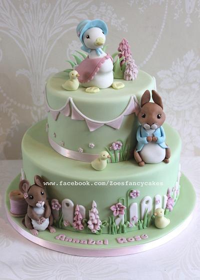 Beatrix Potter cake and Peter Rabbit tutorial - Cake by Zoe's Fancy Cakes