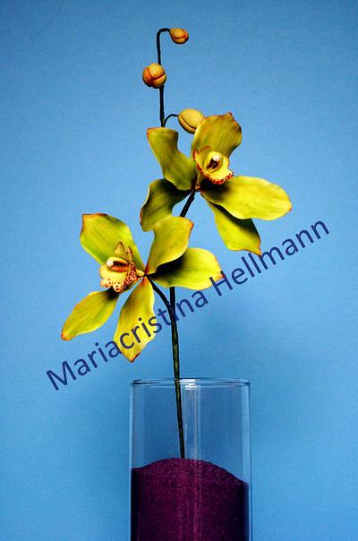 Cymbidium Orchid - Cake by Mariacristina Hellmann