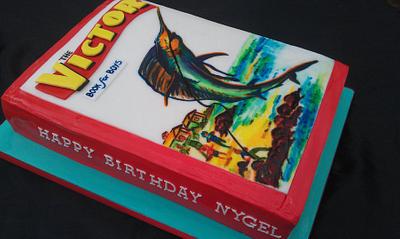 Handpainted comic book cake - Cake by The Rosehip Bakery