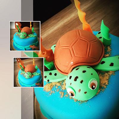 Turtle cake - Cake by Dolce Follia-cake design (Suzy)