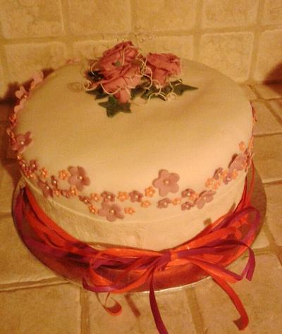 Flowers ....flowers... and flowers - Cake by Martellotta Vanessa