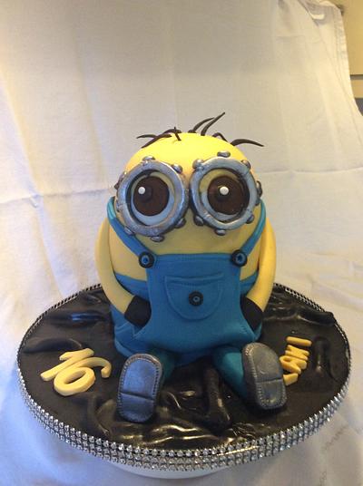 Minion 16th Birthday cake  - Cake by Rhian -Higgins Home Bakes 