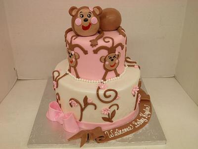 Pretty monkey - Cake by cinthia