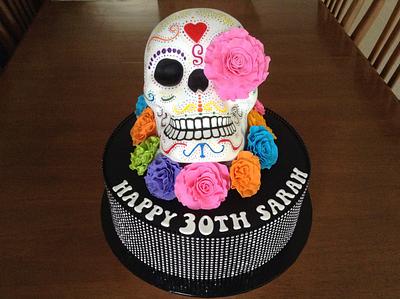 Skull cake - Cake by catchfab