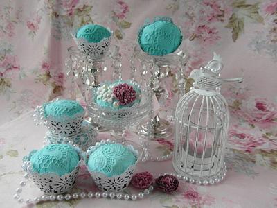 Vintage cupecake's - Cake by Carla 