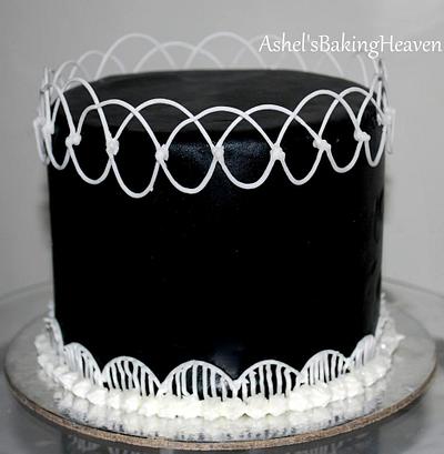 australian string work by royal icing - Cake by Ashel sandeep