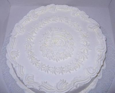 Cake with Whipped Cream - Cake by Filomena