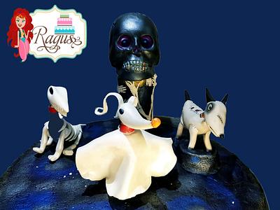 The 3 dogs of the Road of the Dead - Cake by Rosa Laura Sáenz