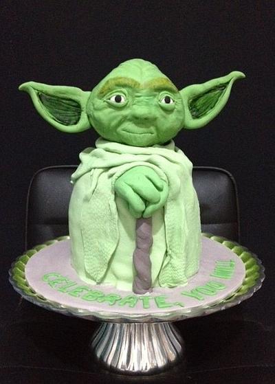 3D Yoda cake - Cake by Kathy Cope