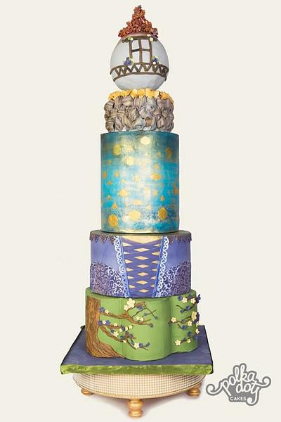 Tangled theme wedding cake - Cake by Cake Pop Rush