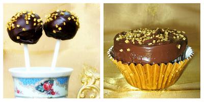 Truffle Pops and Cupcakes - Cake by miettes