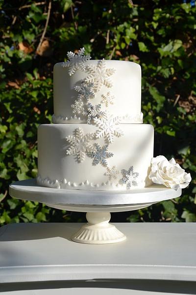 Winter wonderland wedding cake - Cake by Le Sucre et Moi Fabrizia M.
