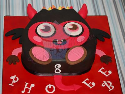 Little Devil - Moshi Monster Diavlo - Cake by CakeXcellence
