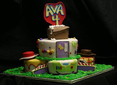 Toy Story 3 Themed Birthday Cake - Cake by Heather
