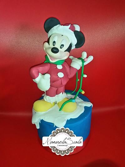 Christmas Mickey Mouse - Cake by manuela scala