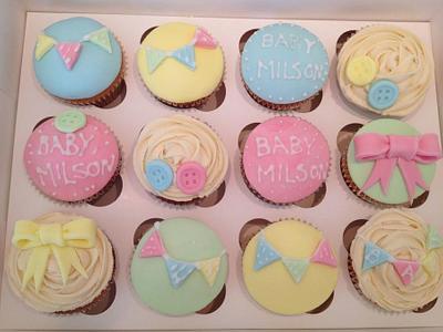 Baby Shower Cupcakes - Cake by Eileen 
