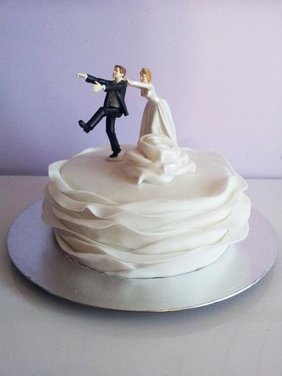 Wedding ruffle cake - Cake by Le torte di Ci