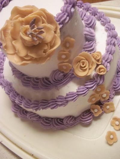 Mini Wedding Cake - Cake by cakes by khandra