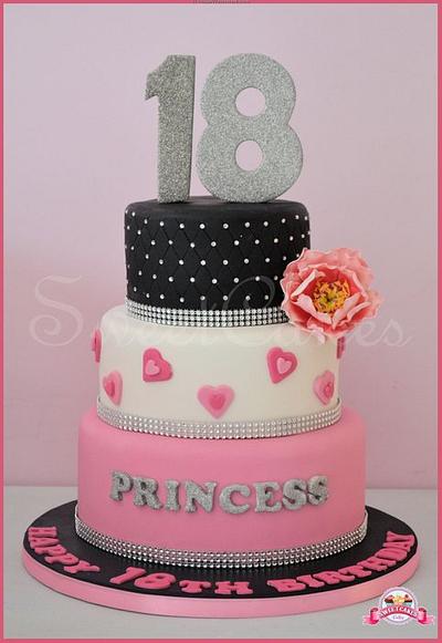 3 Tier18th Birthday Cake - Cake by Farida Hagi