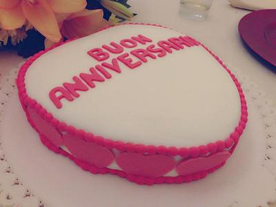 Buon Anniversario - Cake by Donna_Sweet_Donna