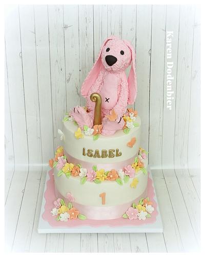 bunny cake - Cake by Karen Dodenbier
