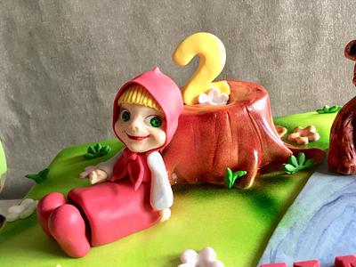 Masha and the bear  - Cake by Doroty
