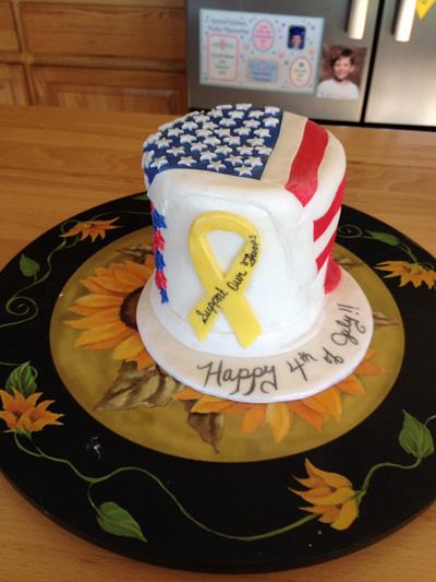 Happy 4th Dummy cake - Cake by Lyn Wigginton