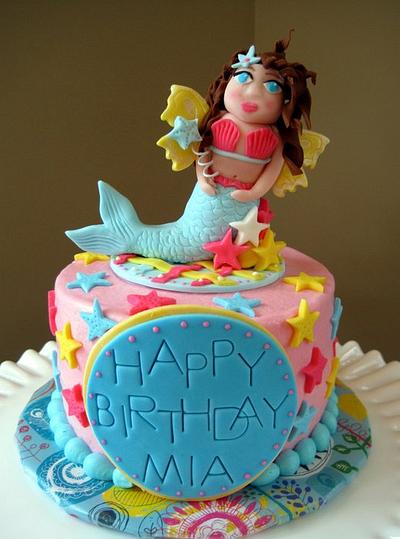 Mer-Fairy for Mia - Cake by Renee Daly
