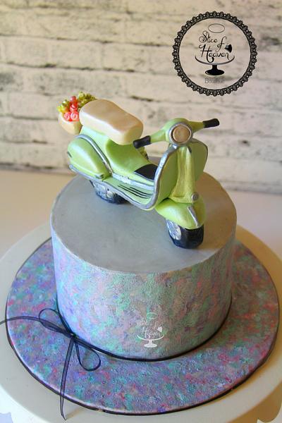 Vespa for Sugar Magazine - Cake by Slice of Heaven By Geethu