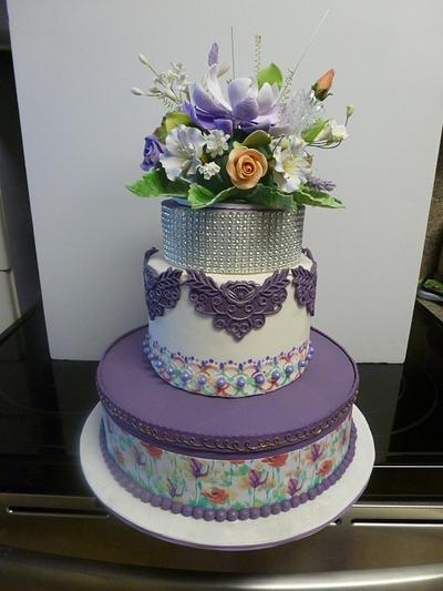 Mom's birthday cake - Cake by Patricia M