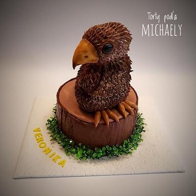 Baby hawk - Cake by Michaela Hybska