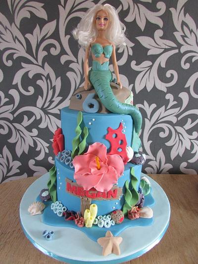 mermaid barbie - Cake by jen lofthouse