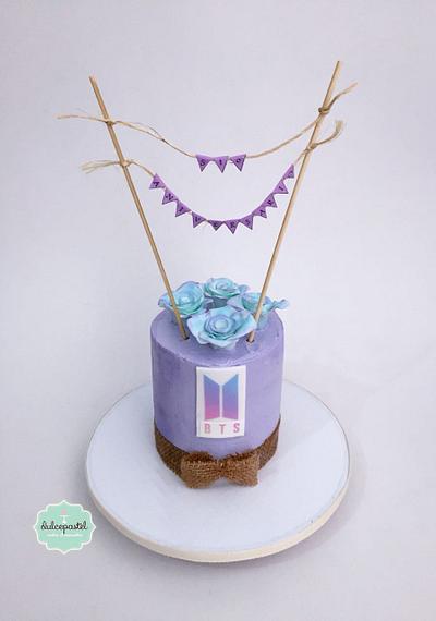 BTS Cake Medellin - Cake by Dulcepastel.com