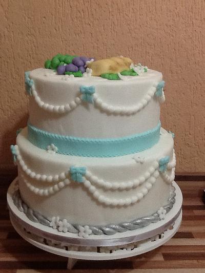 First Communion cake - Cake by claudia borges