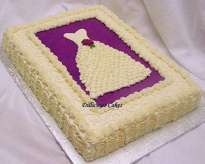 Bridal Shower Cake - Cake by Stephanie Dill