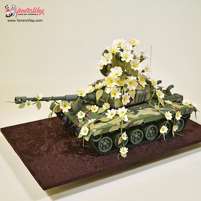 3D Tank Cake - Cake by Serdar Yener | Yeners Way - Cake Art Tutorials