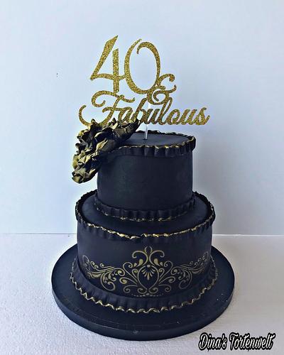 40 & Fabulous - Cake by Dina's Tortenwelt 